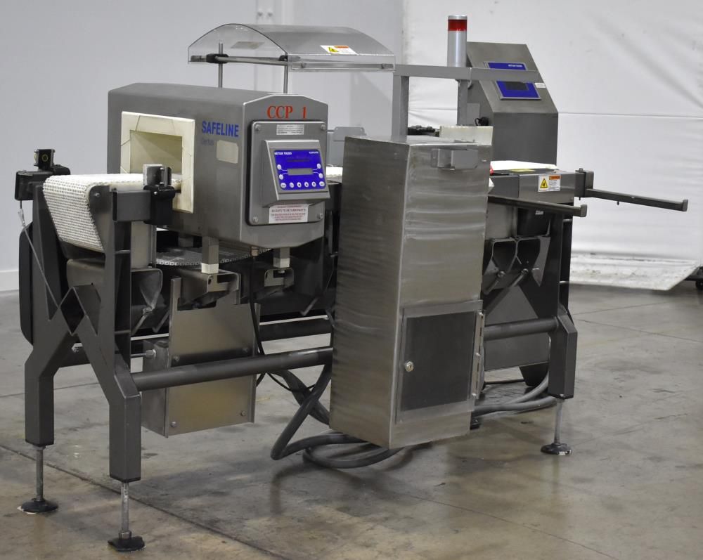 used mettler toledo metal detector and checkweigher
