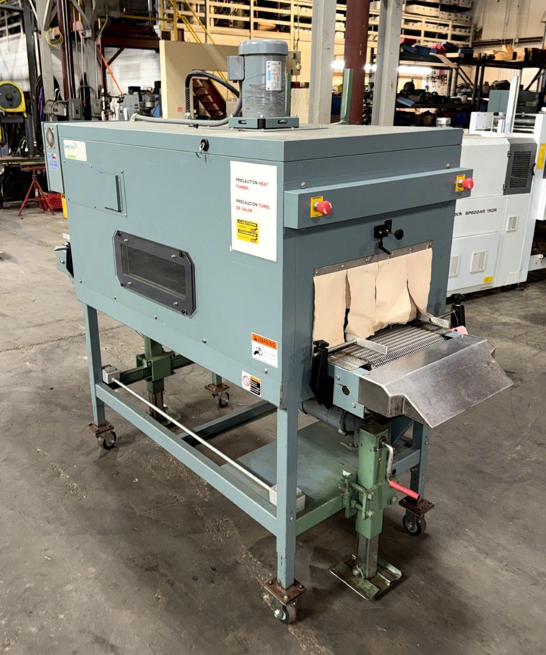 used shanklin shrink tunnel model t71