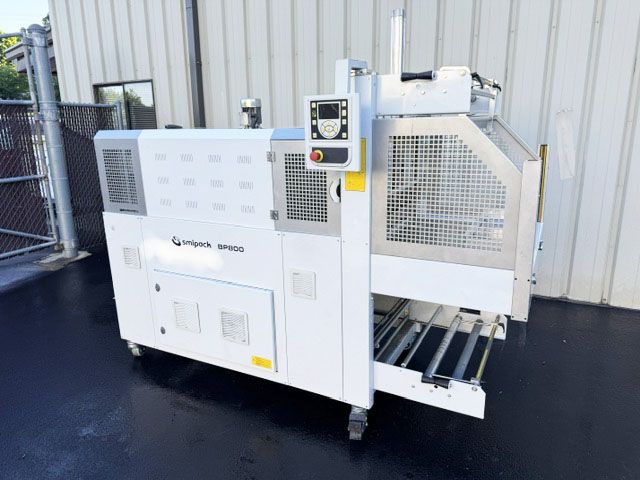 used smipack bp800 shrink wrapper and heat tunnel
